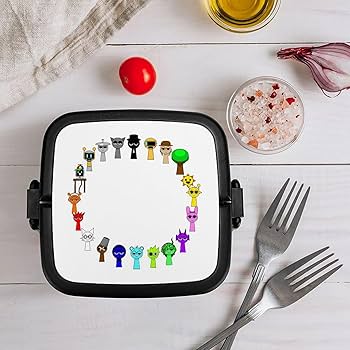 Amazon | zzhablzy スプランキー Sprunki ランチボックス 2段